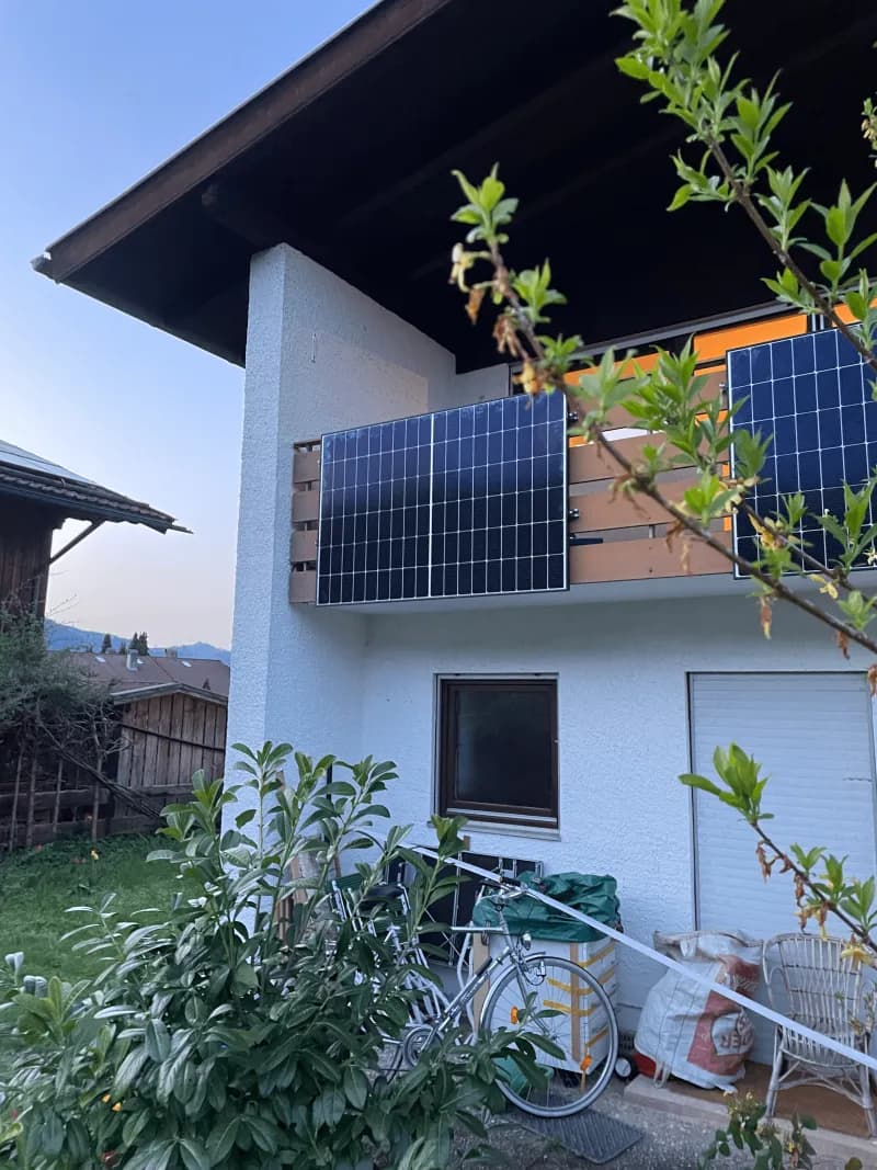 Balkonkraftwerk Installation in München