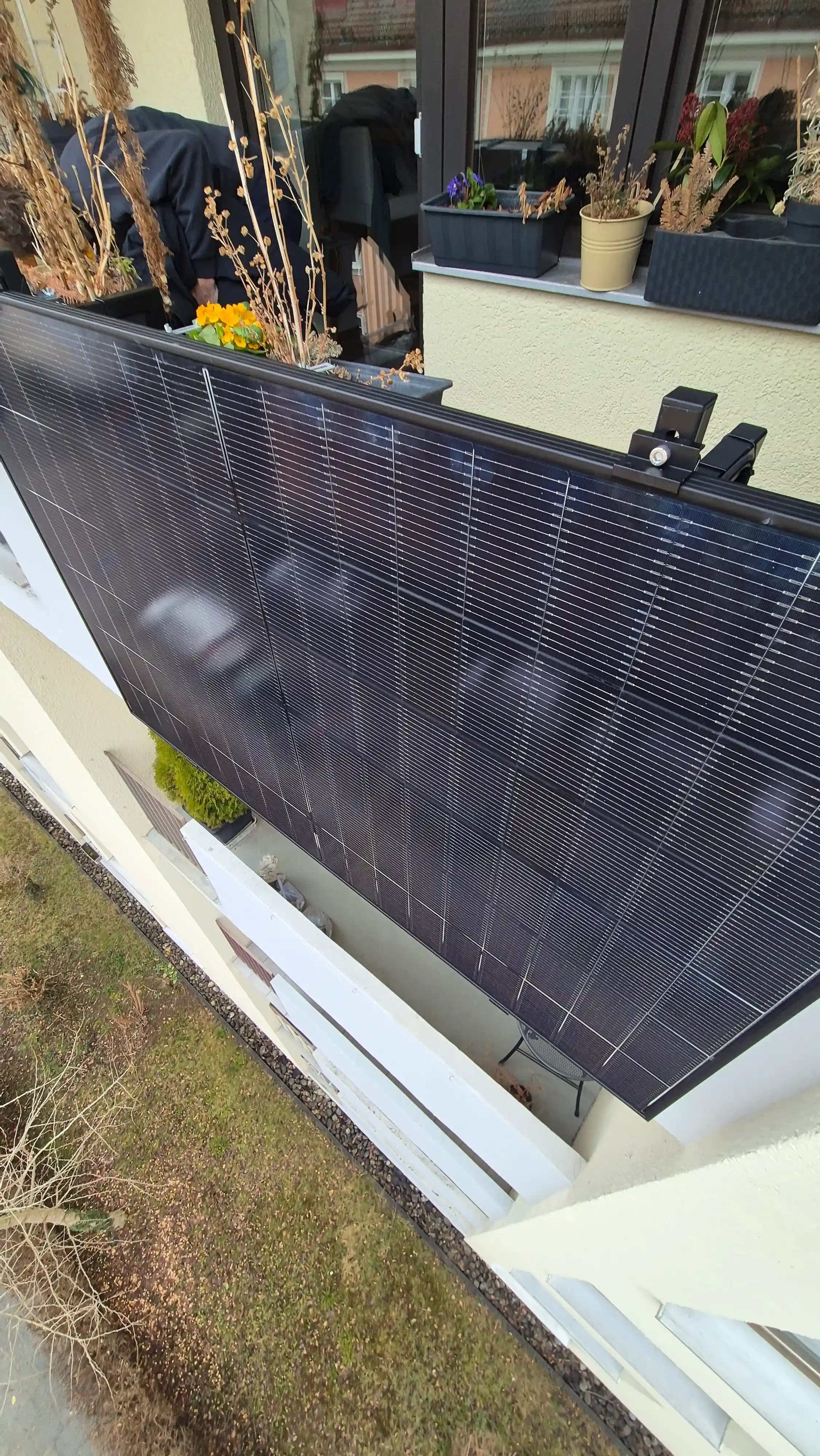 Betonbalkon Projekt 2 Frontalansicht