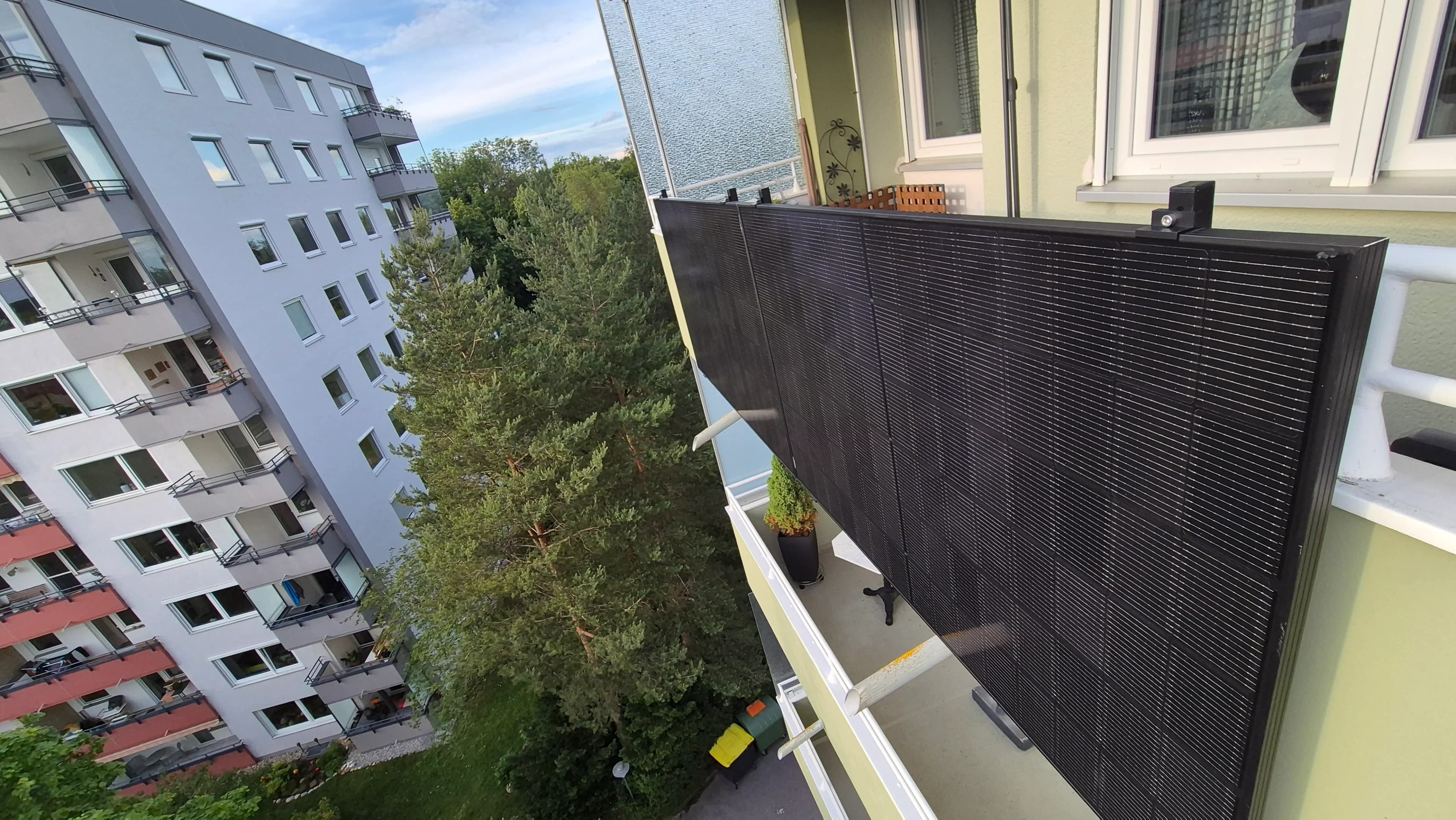 Betonbalkon Projekt 4 Schrägansicht