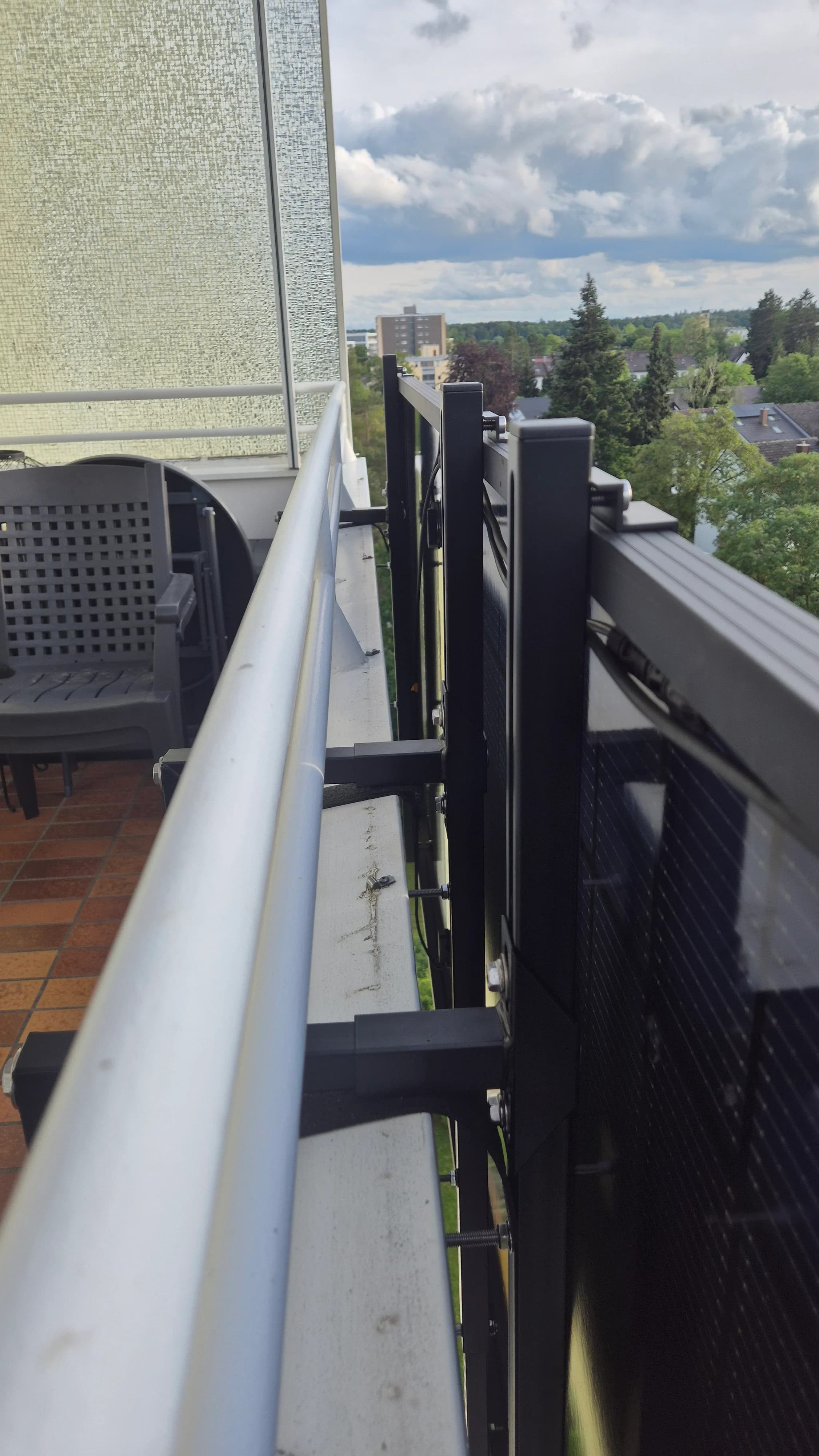 Betonbalkon Projekt 4 Seitenansicht