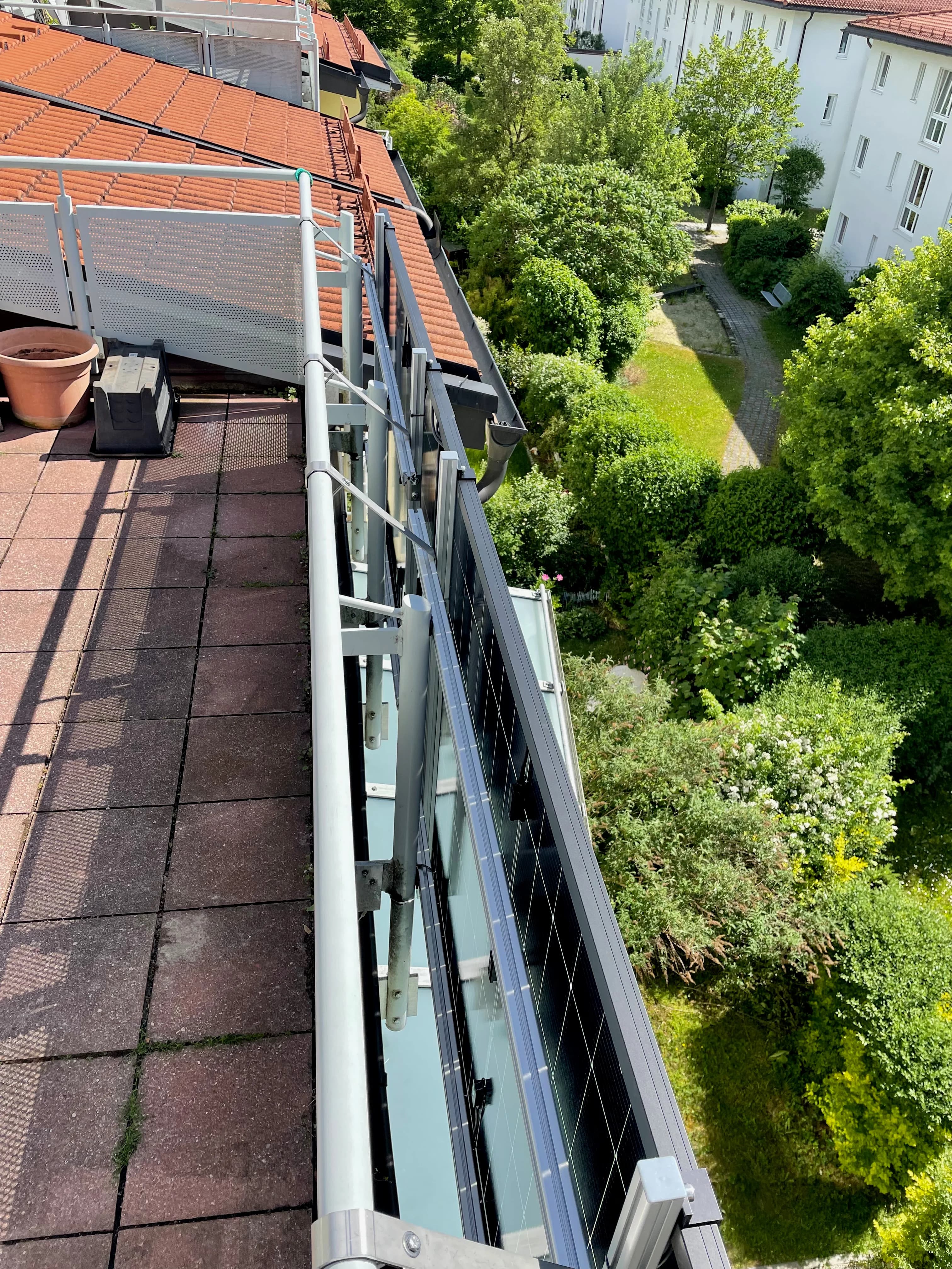 Blechbalkon Projekt 2 Draufsicht