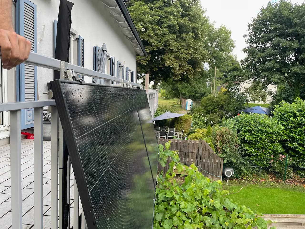 Gitterbalkon Projekt 1 Seitenansicht