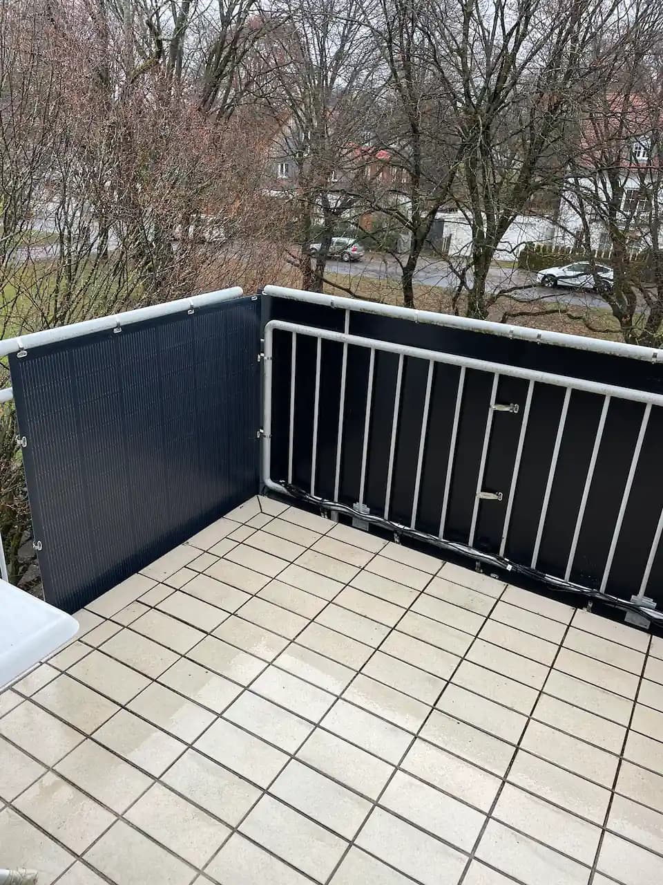 Gitterbalkon Projekt 2 Rückansicht