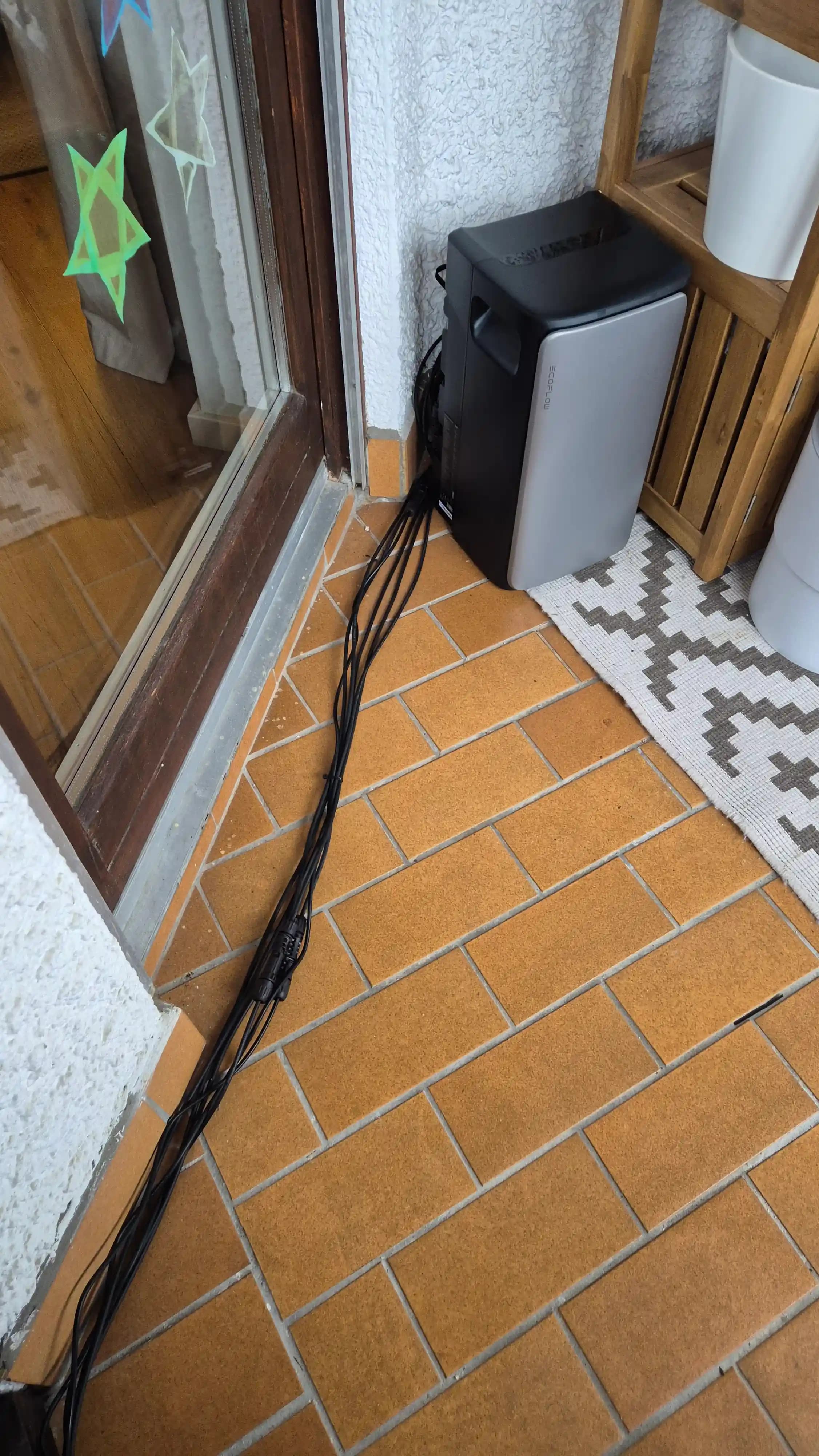 Holzbalkon Projekt 1 Speicherlösung