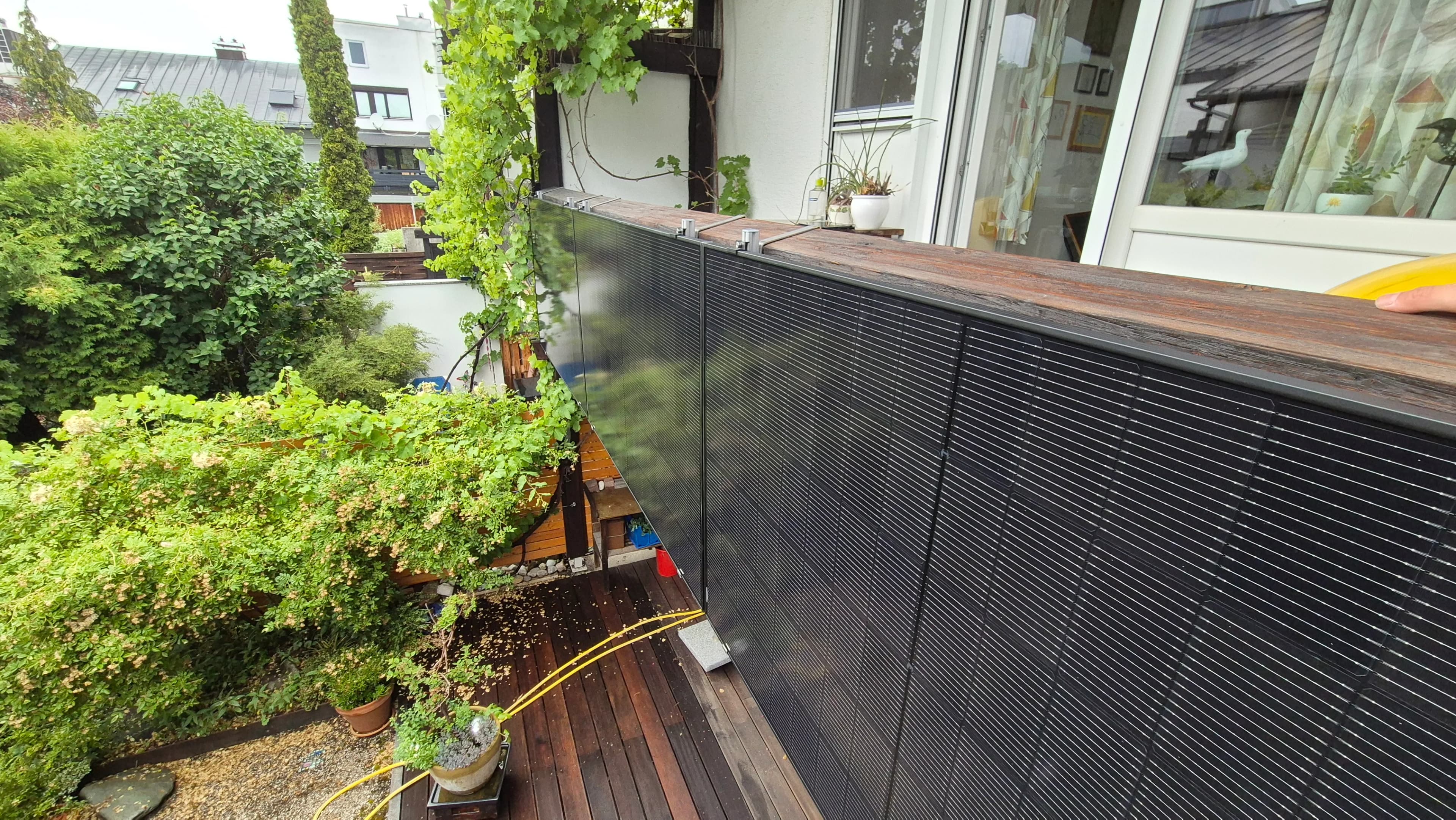 Holzbalkon Projekt 2 Seitenansicht