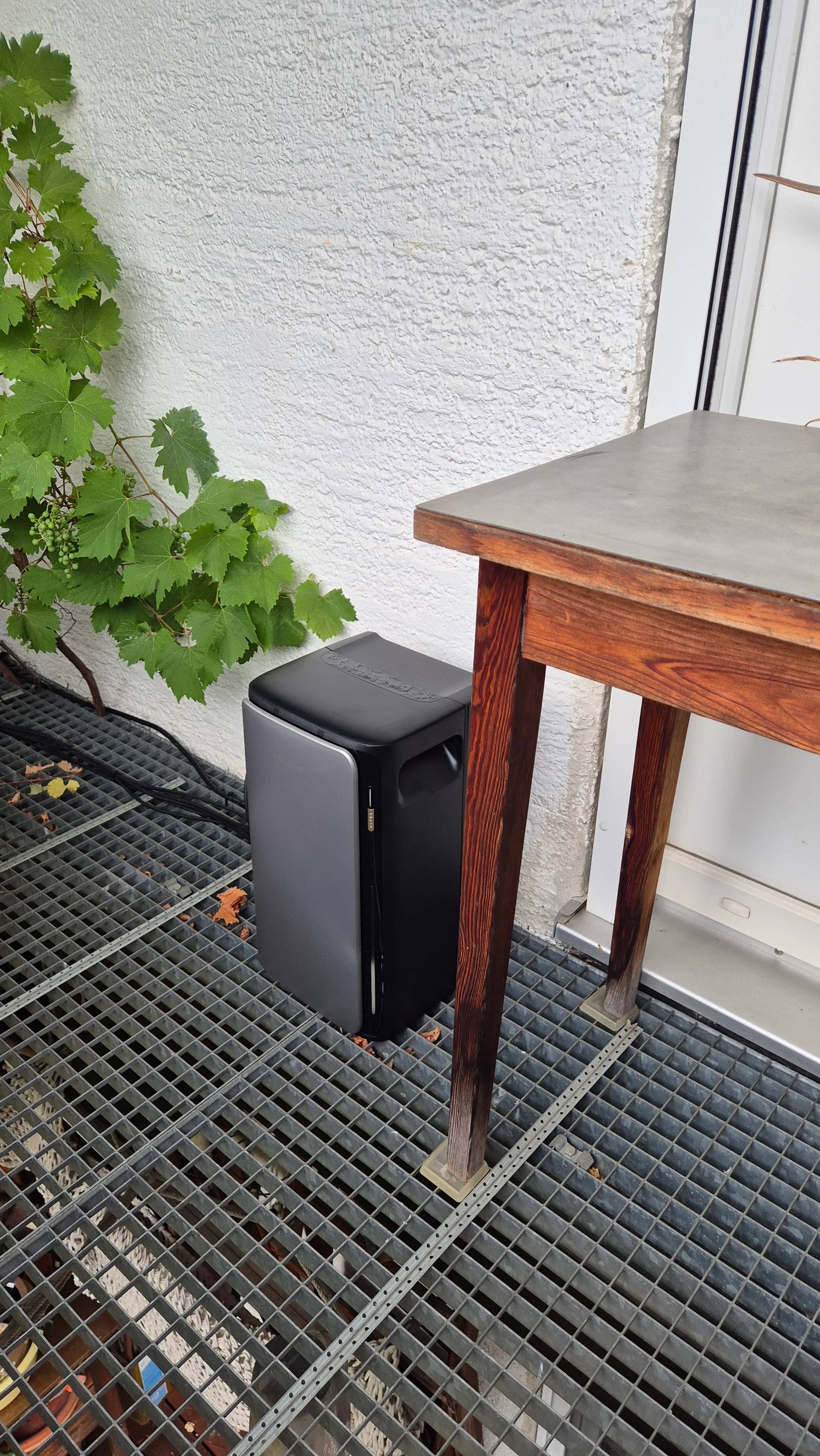 Holzbalkon Projekt 2 Speicherlösung