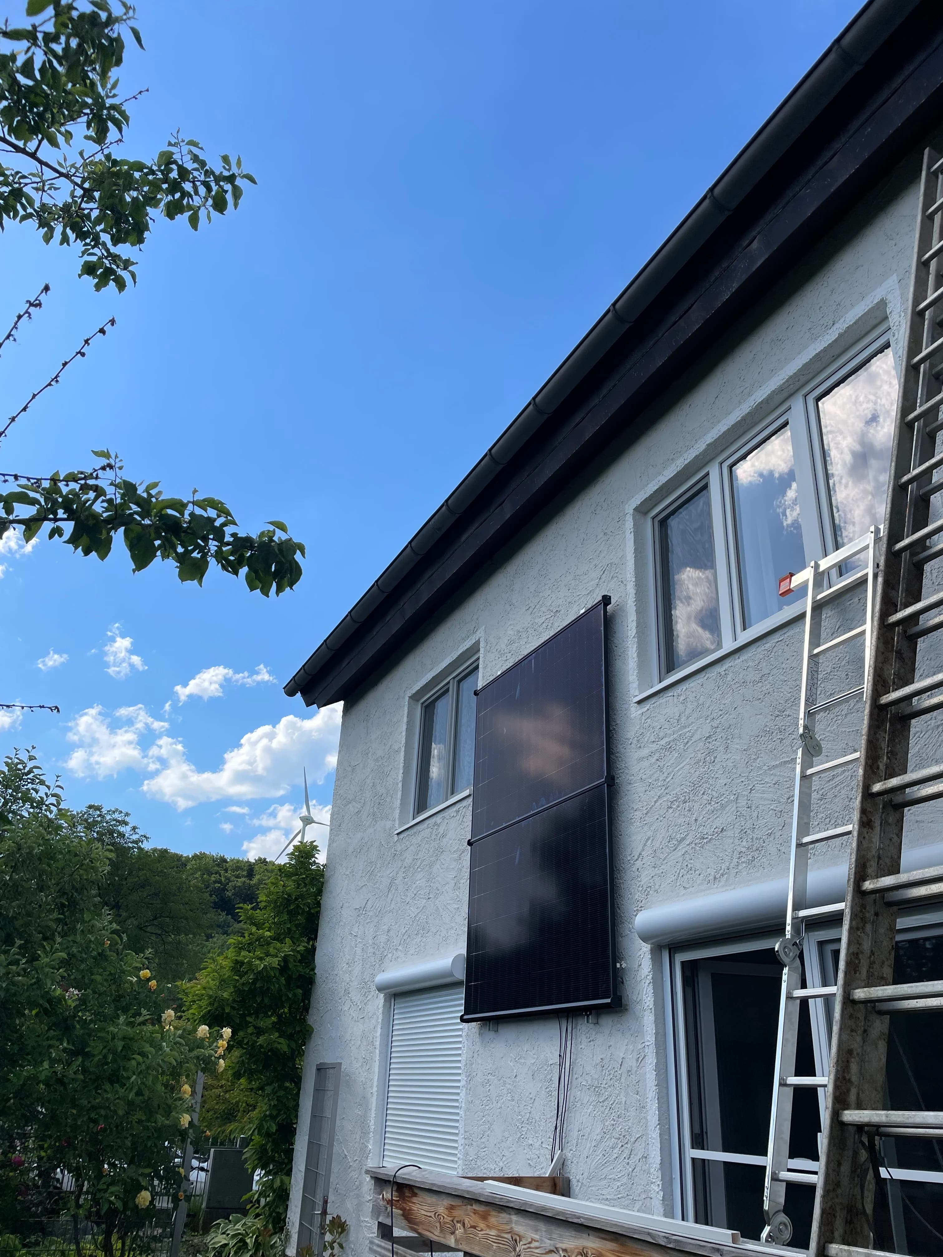 Wandmontage Projekt 1 Seitenansicht